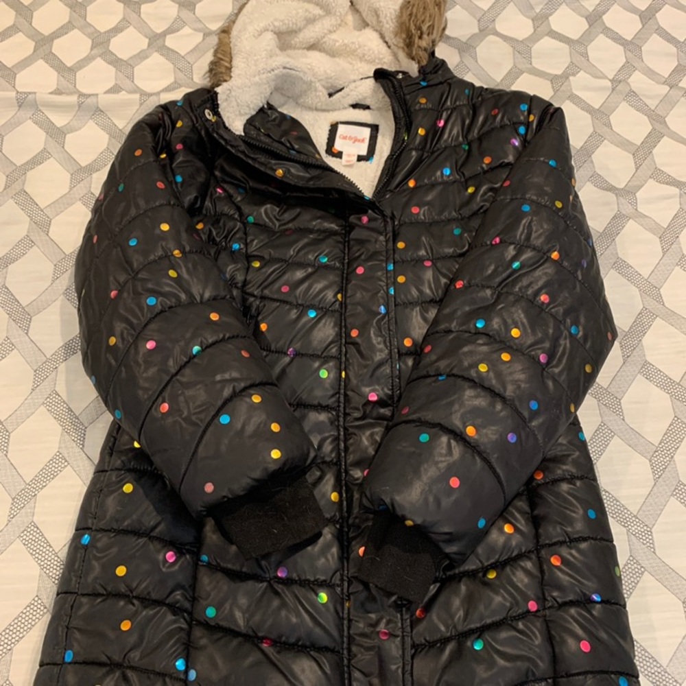 Girls 10/12 winter puffer coat